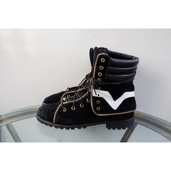 PRSVR Elevated Black Suede Boots Designed In LA Men’s Size 12 main image 5